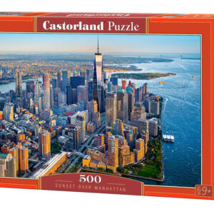 Puzzle 500-elementów B-53674 Sunset over Manhattan
